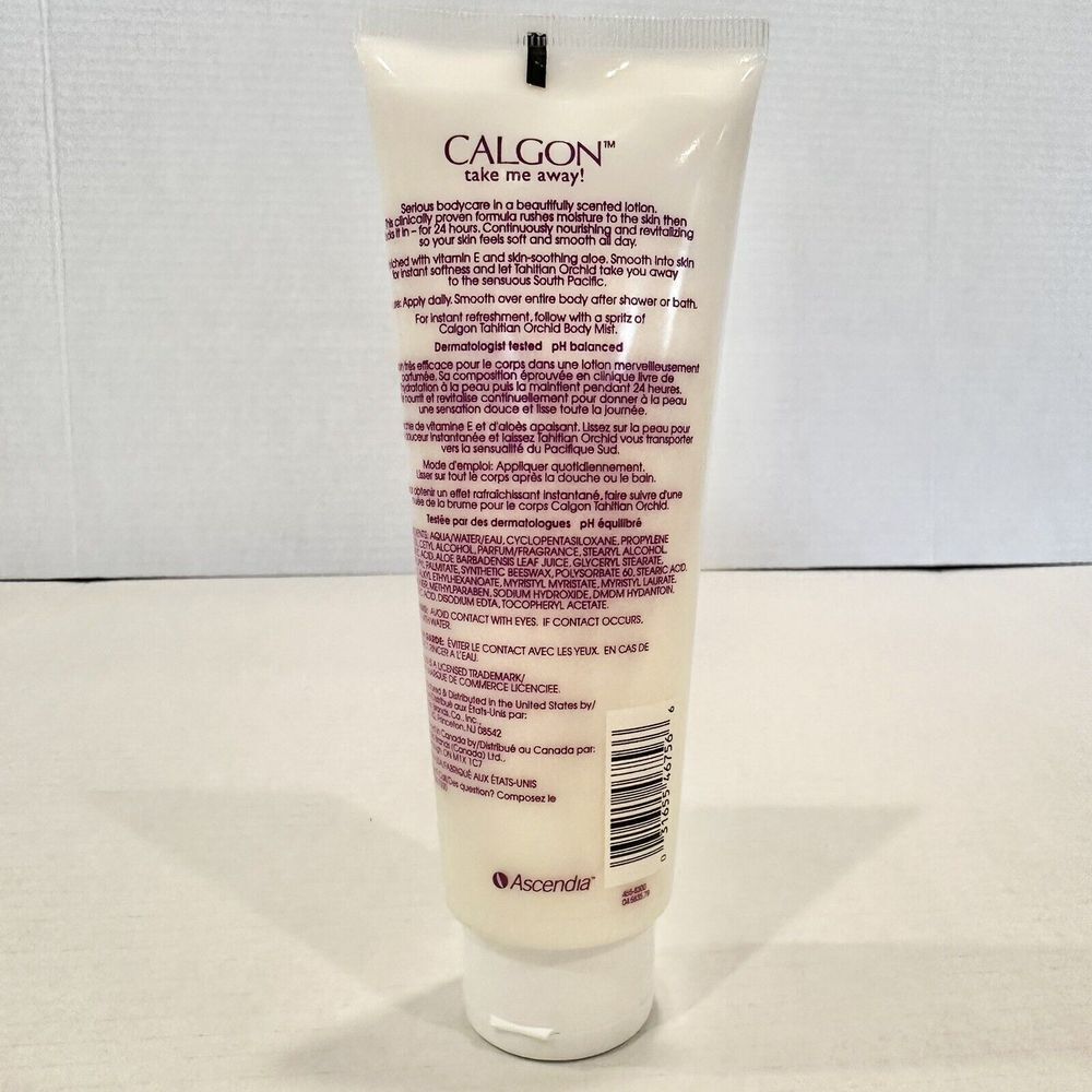 Calgon Take Me Away! Tahitian Orchid Body Lotion 6 oz 177 mL 24 Hour Moisture - Picture 4 of 4